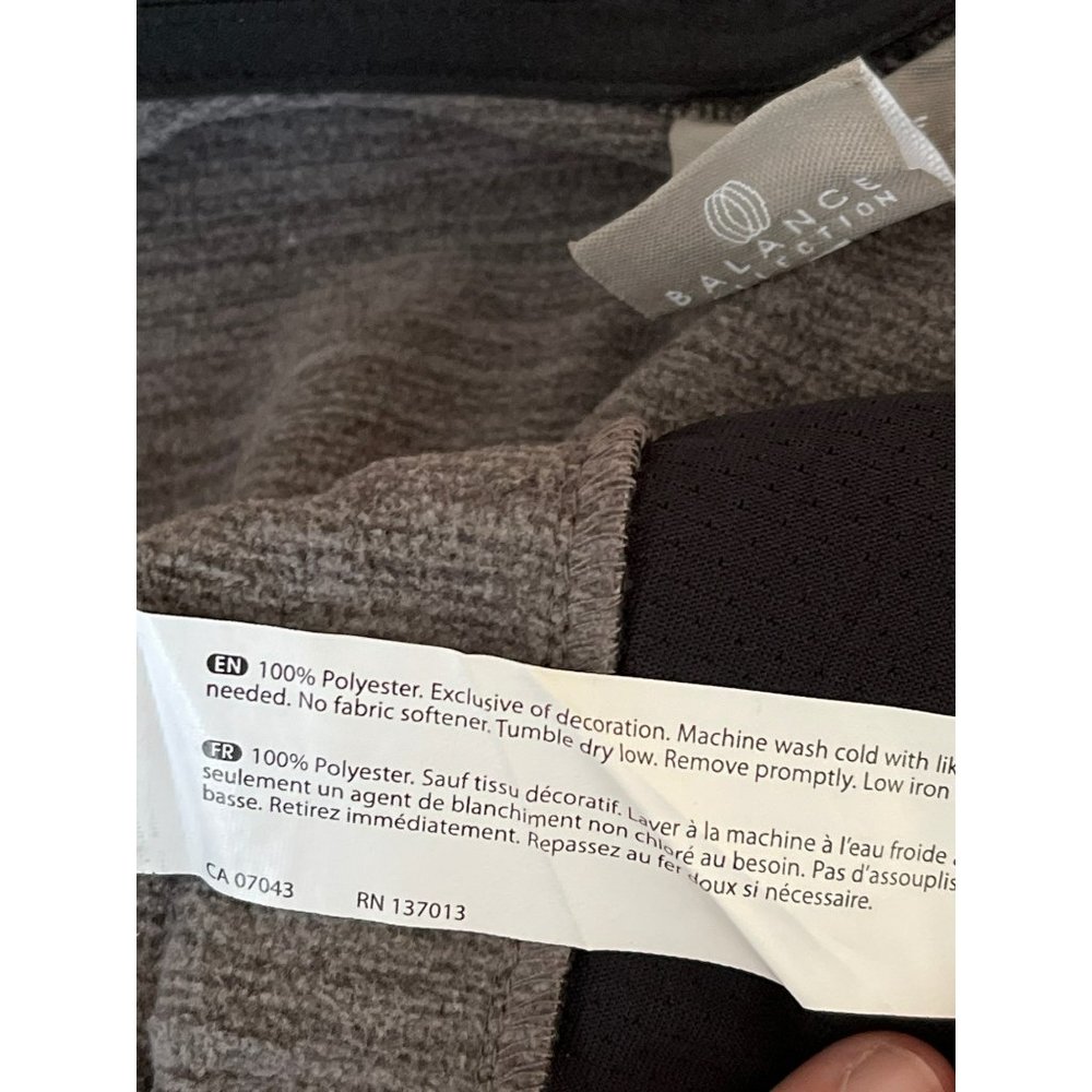 Balance Collection Gray Static Lightweight Full Zip Hooded Jacket, Large - Picture 11 of 12
